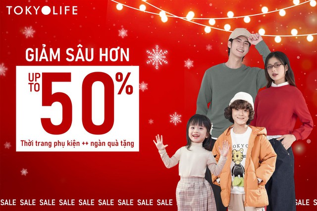 TokyoLife bùng nổ với siêu Sale Noel lên tới 50%++ cùng hàng ngàn quà tặng - Ảnh 1.