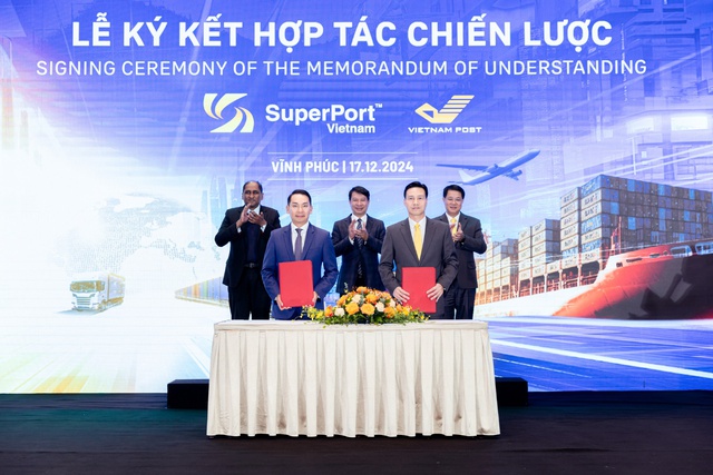 Việt Nam SuperPort và Bưu điện Việt Nam hợp tác trong lĩnh vực logistics số - Ảnh 1.