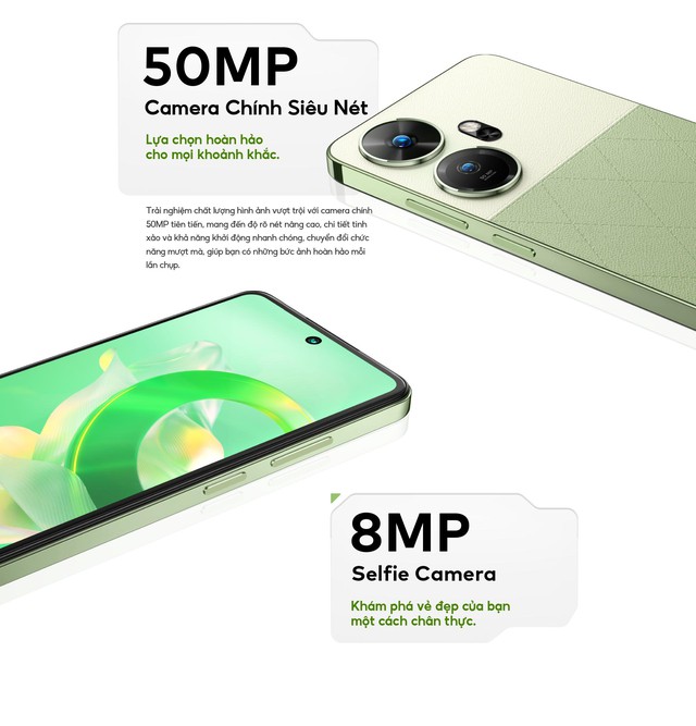 Itel P55 Plus: Smartphone giá rẻ dưới 3 triệu, hiệu năng tuyệt vời- Ảnh 5. Itel P55 Plus: Smartphone giá rẻ dưới 3 triệu, hiệu năng tuyệt vời- Ảnh 5.