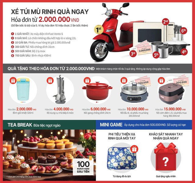 Locknlock siêu sale cuối năm đến 50%++, tưng bừng mua sắm tại Brand Day F2C Long Hậu và Bắc Ninh - Ảnh 5.