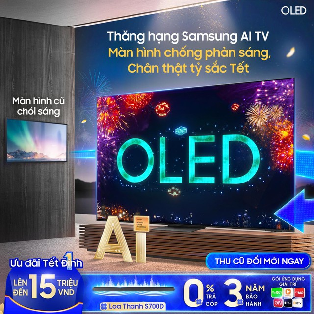 Mãn nhãn trận đấu, bùng nổ cảm xúc - tất cả gói gọn trong màn hình Samsung AI OLED - Ảnh 2.