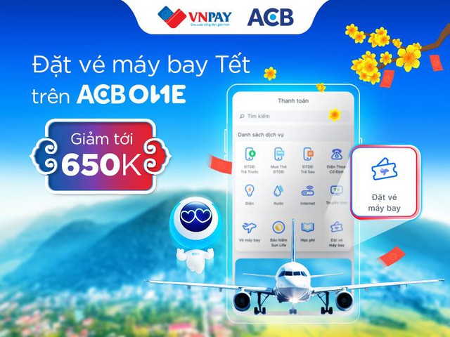 Người dùng săn vé máy bay Tết dễ dàng, tối ưu chi phí đầu năm trên ACB ONE - Ảnh 1.