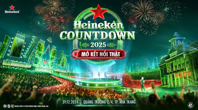 Heineken Countdown 2025: Hé lộ sân khấu đẳng cấp sẵn sàng kết nối triệu trái tim - Ảnh 1.