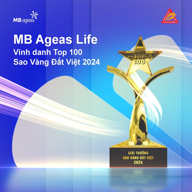 MB Ageas Life lọt Top 100 Giải thưởng Sao Vàng Đất Việt 2024- Ảnh 2.