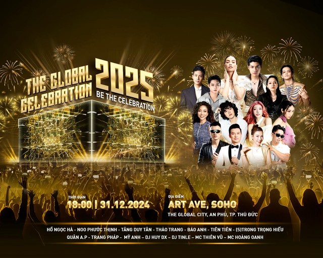 Hé lộ sân khấu lập phương khổng lồ của đêm countdown The Global Celebration tại The Global City - Ảnh 2.