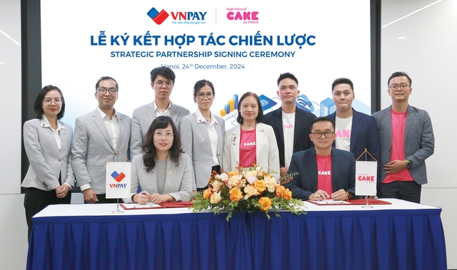 VNPAY và Ngân hàng số Cake hợp tác chiến lược, mở rộng trải nghiệm tài chính số trên ví VNPAY - Ảnh 1.