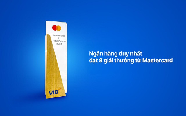 VIB dẫn đầu về chi tiêu thẻ Mastercard năm 2024 - Ảnh 1.