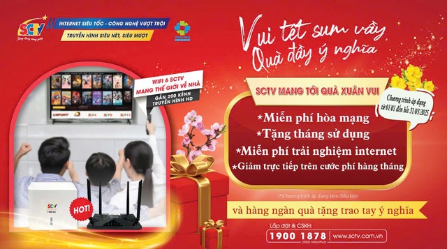 Internet và Truyền hình SCTV: Giải pháp toàn diện cho tổ ấm hiện đại - Ảnh 1.