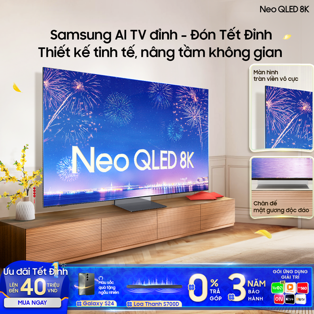 Khám phá niềm vui Tết với Samsung AI TV: Hình ảnh sắc nét, âm thanh đỉnh cao - Ảnh 6.