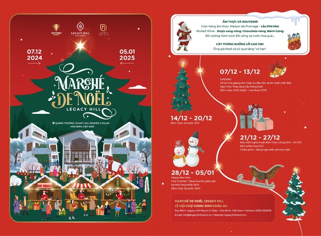 Đến Legacy Hill khám phá vẻ đẹp rực rỡ của Hội chợ Giáng sinh - Marché de Noël - Ảnh 2.