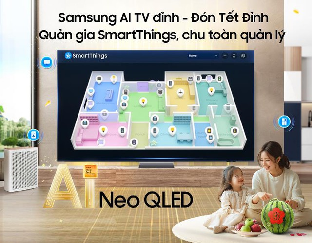 Đón Tết đỉnh với Samsung AI TV cỡ lớn 65-75-85 inch giá tốt: Trải nghiệm âm sắc toàn năng, nhận ngay ưu đãi khủng - Ảnh 3.