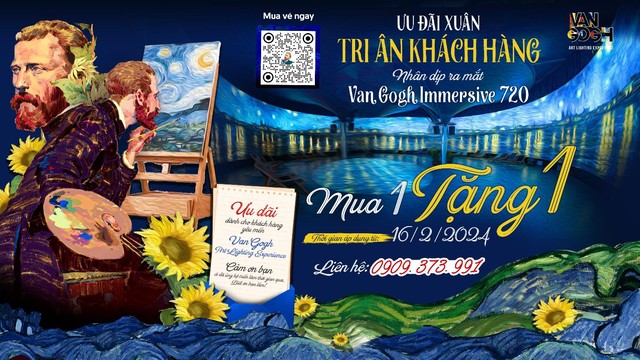 Triển lãm nghệ thuật Van Gogh gây bất ngờ với Van Gogh Immersive 720 - Ảnh 2.