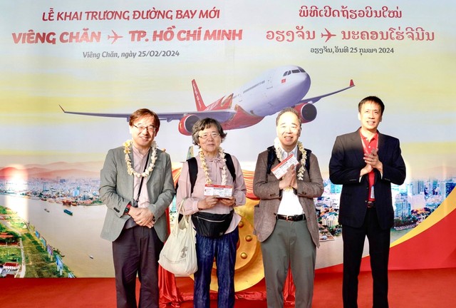 Năm mới rộn ràng, Vietjet khai trương đường bay mới tới Viêng Chăn (Lào) - Ảnh 2.