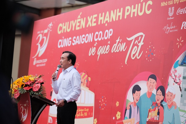Sài Gòn Co.op đưa miễn phí 900 người dân về quê đón Tết - Ảnh 4.