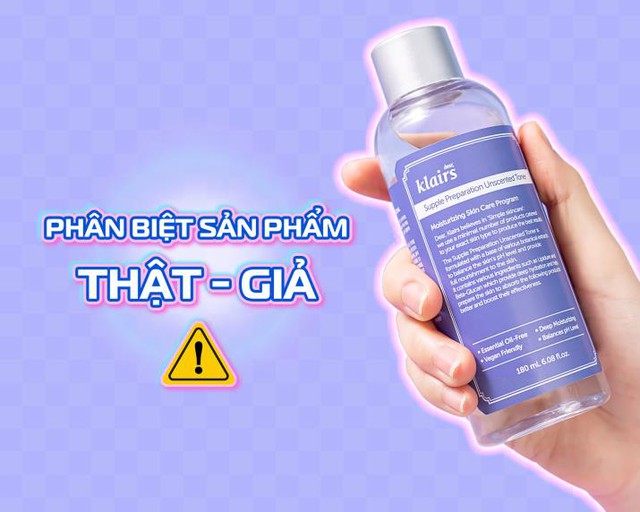 Phân biệt Toner Dear, Klairs hàng thật - giả - Ảnh 1.