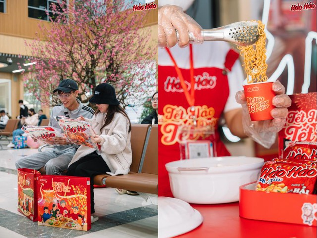 Hàng nghìn phần quà “Tết Hảo” được trao đi: Sắc đỏ Hảo Hảo rộn ràng khắp các bến xe, bến tàu trước thềm giao thừa - Ảnh 3.