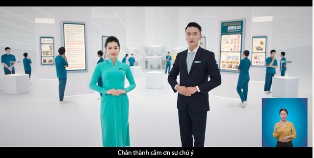 Vietnam Airlines bắt kịp xu hướng công nghệ và thời trang trong phim an toàn bay 2024 - Ảnh 6.