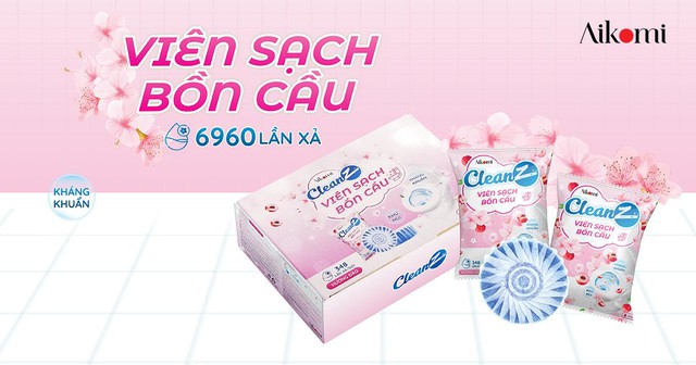 Viên sạch bồn cầu Aikomi - Đứng đầu bảng doanh thu bán hàng liên kết trên TikTok - Ảnh 1.