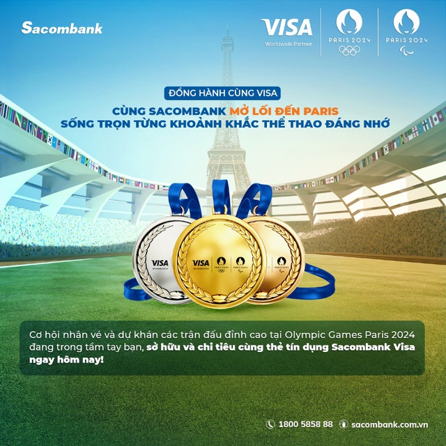 Săn vé đến Olympic Games Paris 2024 cùng thẻ Sacombank Visa - Ảnh 5.
