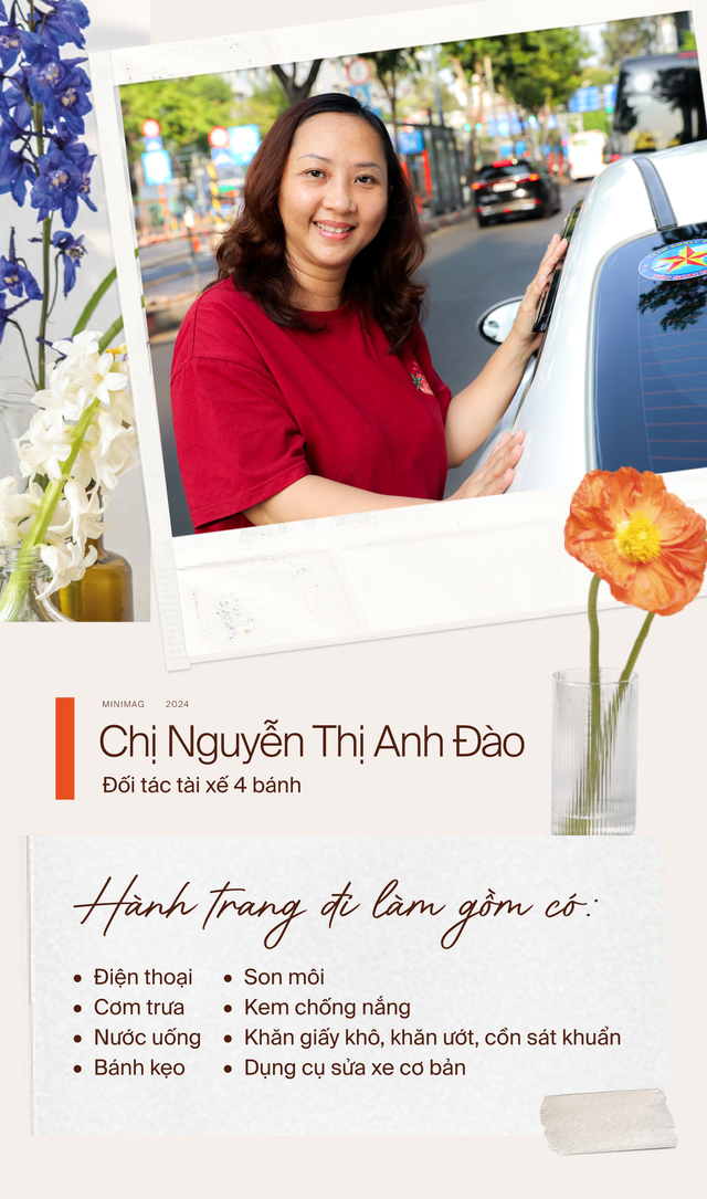 Mở túi đồ nghề, bật “túi tâm tư” của những “bông hoa xanh” chạy xe công nghệ - Ảnh 2.