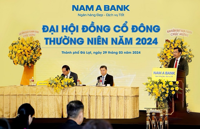 Nam A Bank tổ chức thành công Đại hội đồng cổ đông thường niên năm 2024 - Ảnh 1.