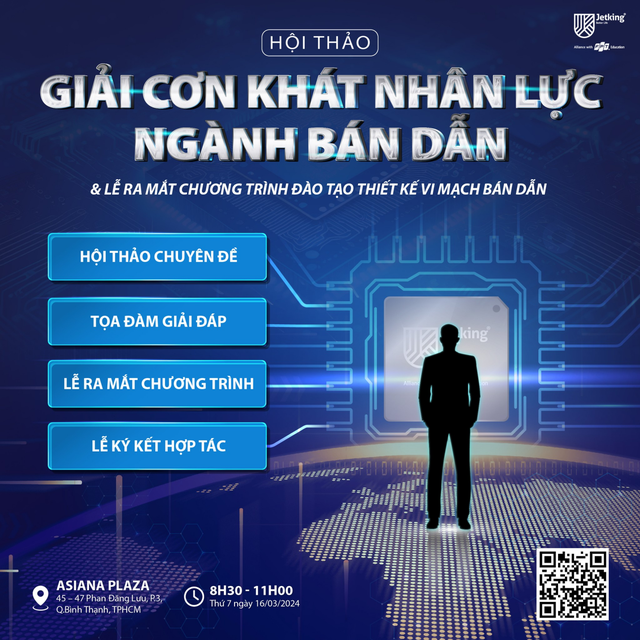 Hội thảo &ldquo;Giải cơn kh&aacute;t nguồn nh&acirc;n lực ng&agrave;nh b&aacute;n dẫn&rdquo; c&ugrave;ng FPT Jetking - Ảnh 2.