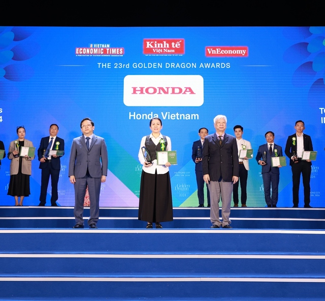 Honda Việt Nam nhận giải thưởng Rồng Vàng năm 2024 - Ảnh 1.