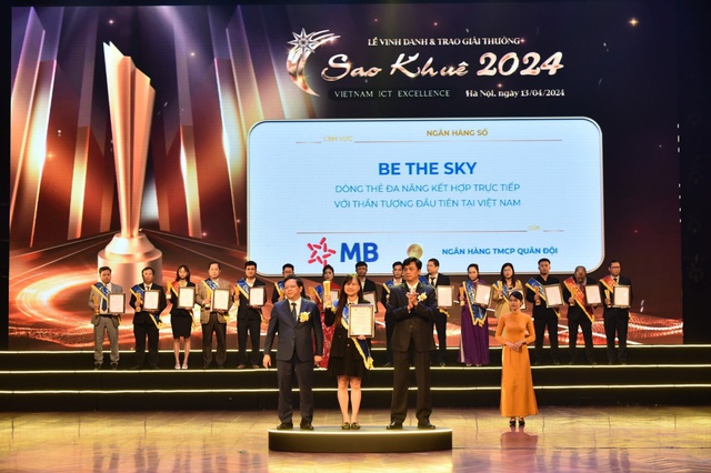 MB được vinh danh tại giải thưởng Sao Khuê 2024 - Ảnh 1.