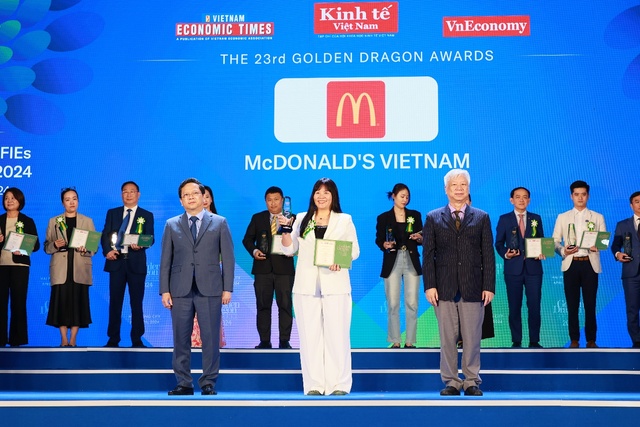 Tiên phong hướng tới nền kinh tế xanh, McDonald’s Việt Nam nhận giải Rồng Vàng lần thứ 6 - Ảnh 1.