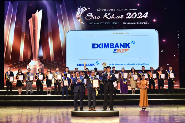 Eximbank vinh dự nhận giải thưởng Sao Khuê 2024 - Ảnh 1.