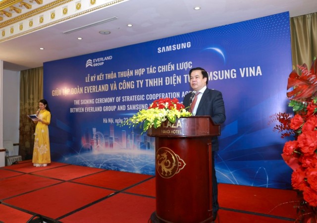 Tập đoàn Everland và Samsung Vina ký kết Thỏa thuận hợp tác chiến lược toàn diện - Ảnh 1.