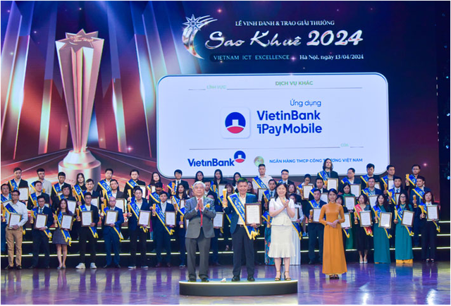 VietinBank đạt 2 Giải thưởng Sao Khuê năm 2024 - Ảnh 1.