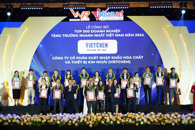 Vietchem được trao giải FAST 500 - Top 500 doanh nghiệp tăng trưởng nhanh nhất Việt Nam - Ảnh 2.