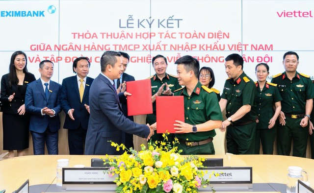 Eximbank và Viettel ký thỏa thuận hợp tác toàn diện giai đoạn 2024 – 2028 - Ảnh 1.