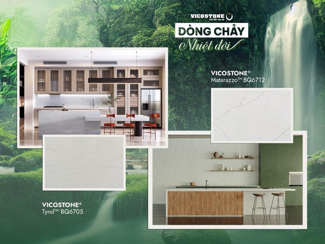 Đá VICOSTONE® ra mắt bộ sưu tập mới “Dòng chảy nhiệt đới” - Ảnh 3.