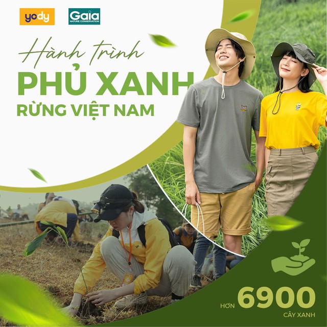 YODY tài trợ Gaia 1 tỷ đồng và hành trình phủ xanh rừng Việt Nam - Ảnh 1.