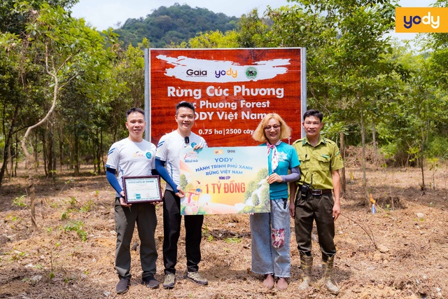 YODY tài trợ Gaia 1 tỷ đồng và hành trình phủ xanh rừng Việt Nam - Ảnh 2.