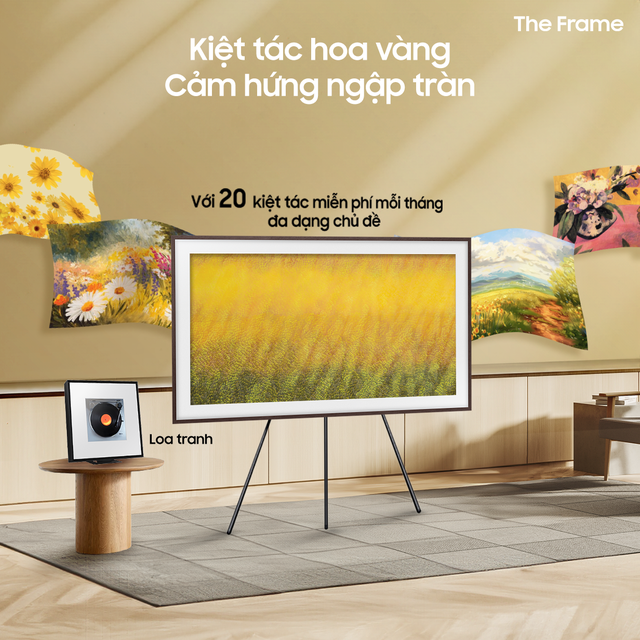TV The Frame 2024 mang dòng chảy nghệ thuật vào nhà, thiên biến vạn hóa với kho tranh đặc sắc miễn phí mỗi tháng - Ảnh 3.