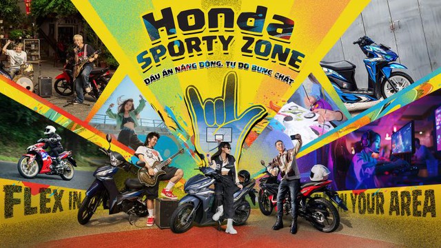 Honda Sporty Zone - Sân chơi năng động dành cho giới trẻ sắp đổ bộ - Ảnh 1.