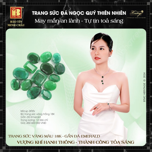 Trang sức Đá Quý Ngọc Lục Bảo - Dành cho người sinh nhật tháng 5 - Ảnh 3.