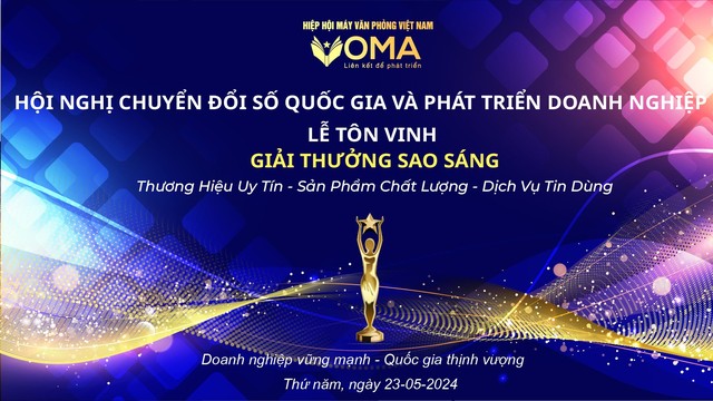 Giải thưởng Sao Sáng – Giải thưởng uy tín bệ phóng của ngành máy văn phòng Việt Nam- Ảnh 1.