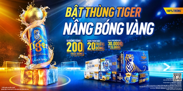 10 bóng vàng hấp dẫn từ Tiger Beer sẵn sàng khuấy động hè 2024 - Ảnh 1.