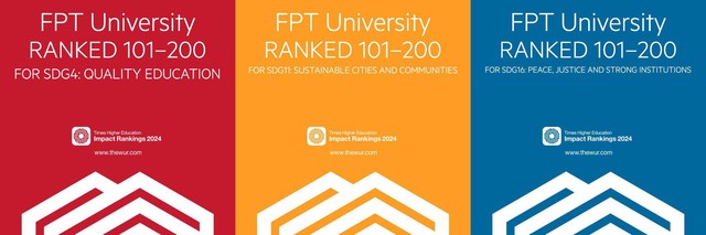 Phát triển bền vững, Trường Đại học FPT thăng hạng trên THE Impact Rankings - Ảnh 1.