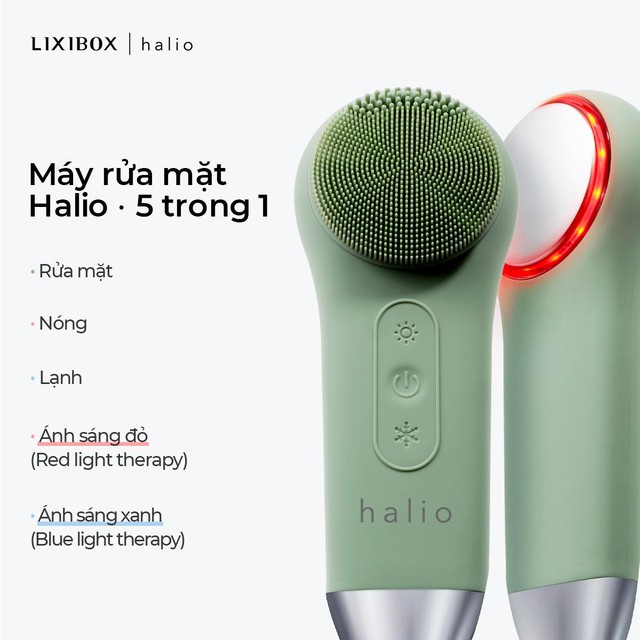 Xu hướng mới trong thiết bị làm đẹp máy rửa mặt Halio 5 trong 1: Liệu pháp ánh sáng - Ảnh 2.