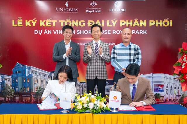 Sao Vàng Holdings - Tổng đại lý phân phối chính thức dự án Vincom Shophouse Royal Park - Ảnh 1.