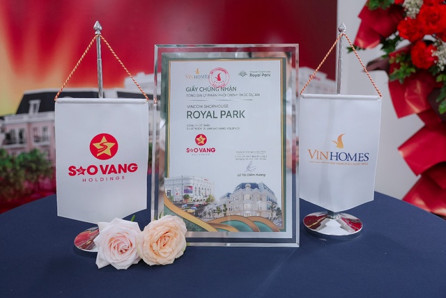 Sao Vàng Holdings - Tổng đại lý phân phối chính thức dự án Vincom Shophouse Royal Park- Ảnh 3.