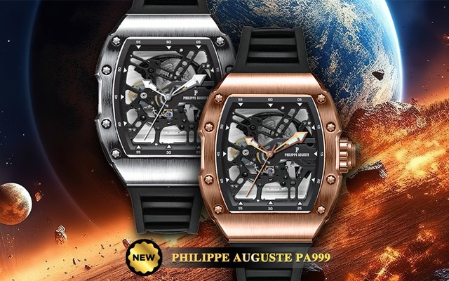 Khám phá sự tinh tế và đẳng cấp với thiết kế đồng hồ Philippe Auguste PA999 mới nhất - Ảnh 1.