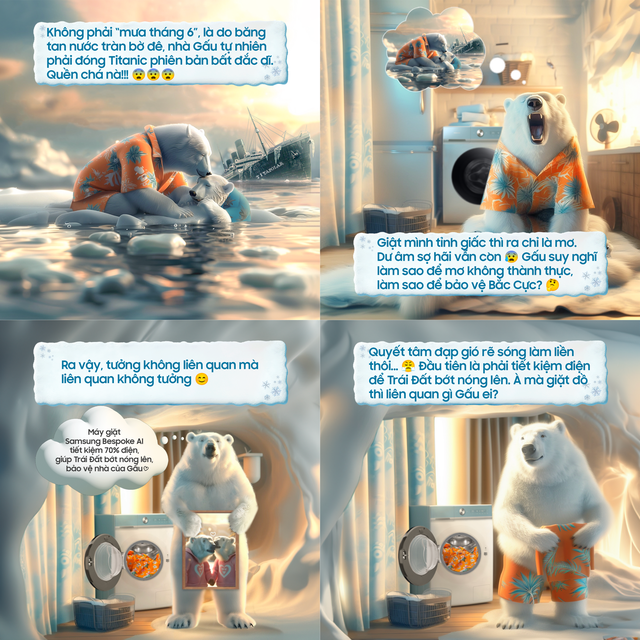 Khi AI tập vẽ truyện tranh, cốt truyện máy giặt giải cứu gấu Bắc Cực tưởng không liên quan mà hơi bị thuyết phục - Ảnh 3.