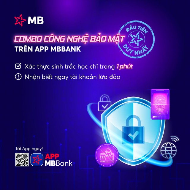 Độc lạ  "Combo công nghệ bảo mật" của MB- Ảnh 1.