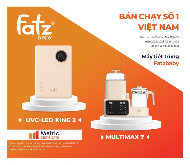 Lý do máy tiệt trùng nhà Fatzbaby bán chạy số 1 sàn TMĐT năm 2022 - 2023 - Ảnh 2.